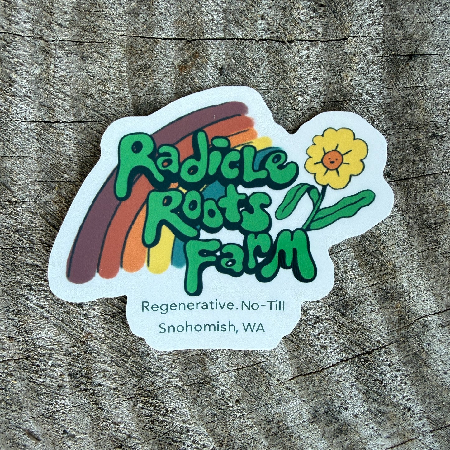 Radicle Roots Farm Sticker