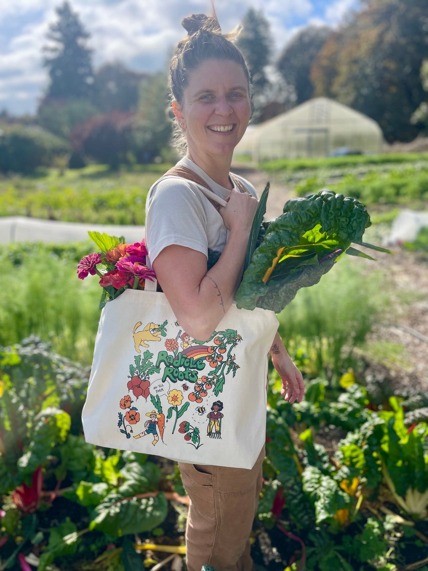 Radicle Roots Farm Tote Bag