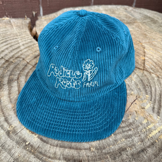 Corduroy Embroidered Hat