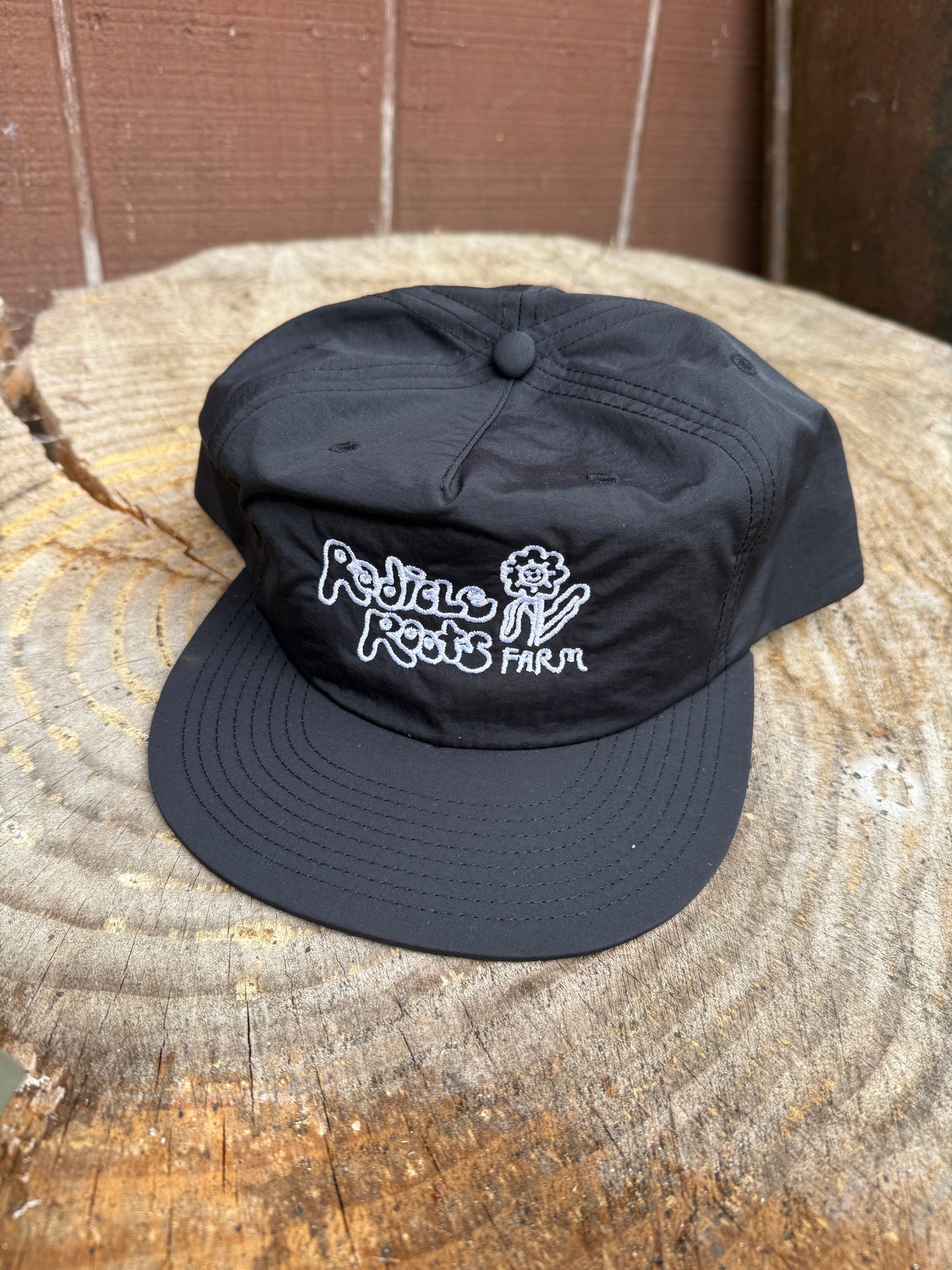 Radicle Roots Farm Nylon Embroidered Hats