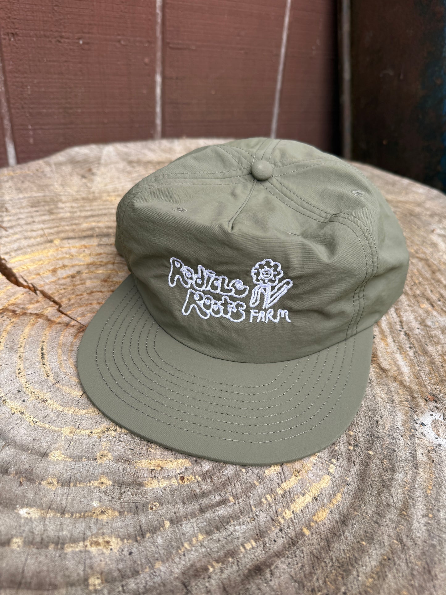 Radicle Roots Farm Nylon Embroidered Hats