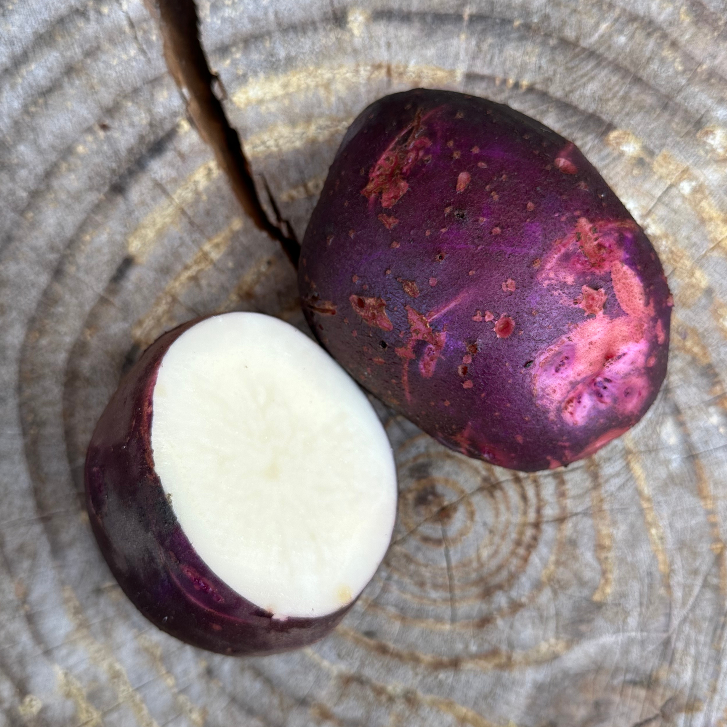 Potatoes: Purple Viking - per pound